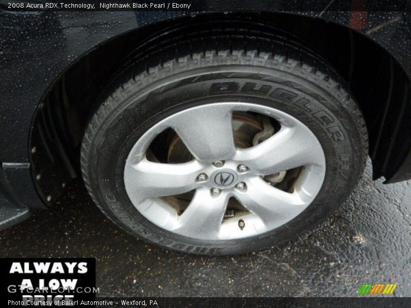Nighthawk Black Pearl / Ebony 2008 Acura RDX Technology