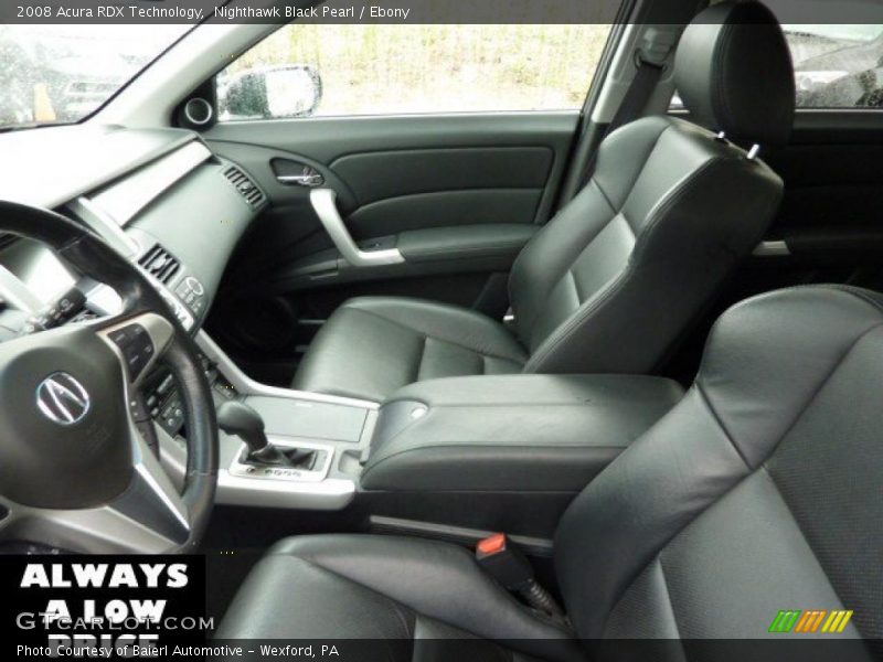 Nighthawk Black Pearl / Ebony 2008 Acura RDX Technology