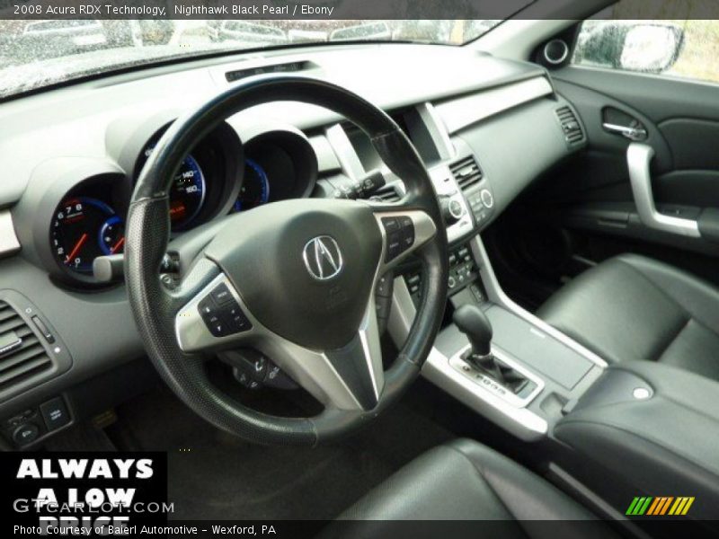 Nighthawk Black Pearl / Ebony 2008 Acura RDX Technology