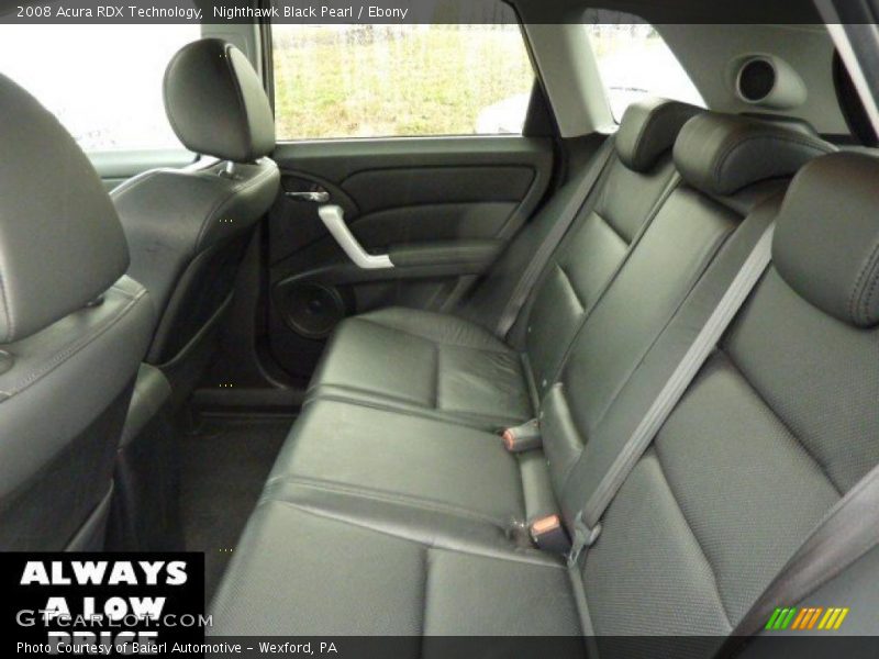 Nighthawk Black Pearl / Ebony 2008 Acura RDX Technology