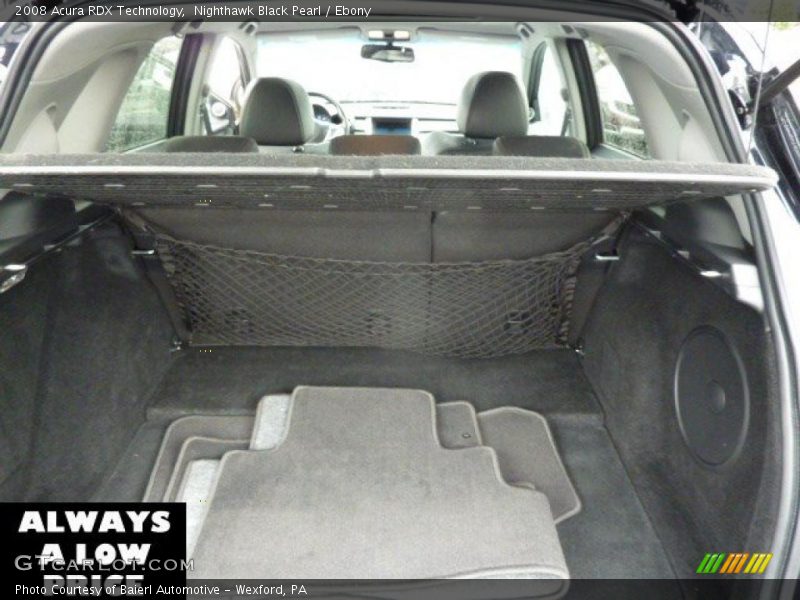 Nighthawk Black Pearl / Ebony 2008 Acura RDX Technology