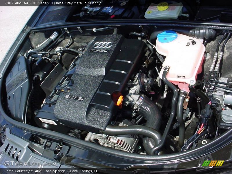 Quartz Gray Metallic / Ebony 2007 Audi A4 2.0T Sedan