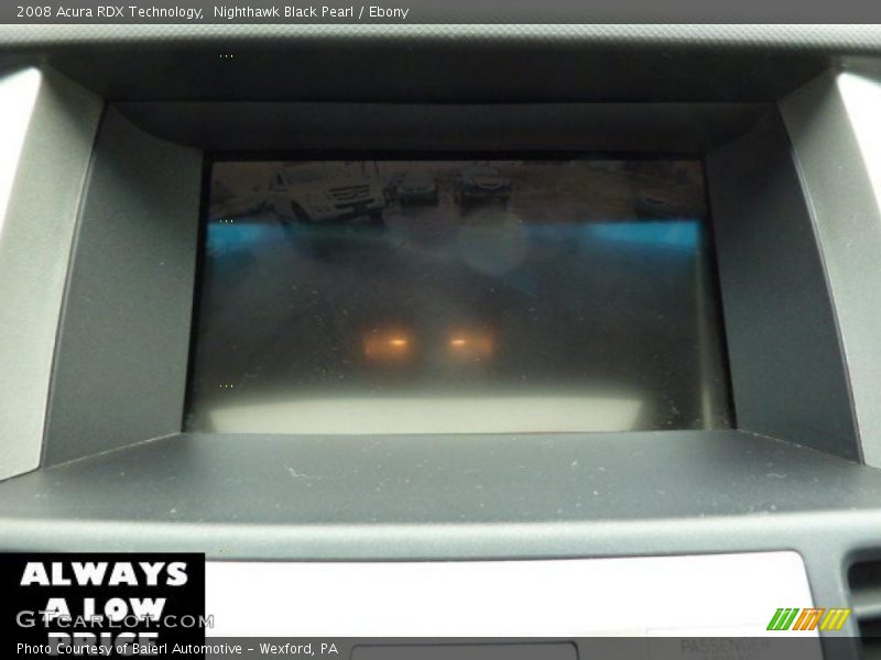 Nighthawk Black Pearl / Ebony 2008 Acura RDX Technology