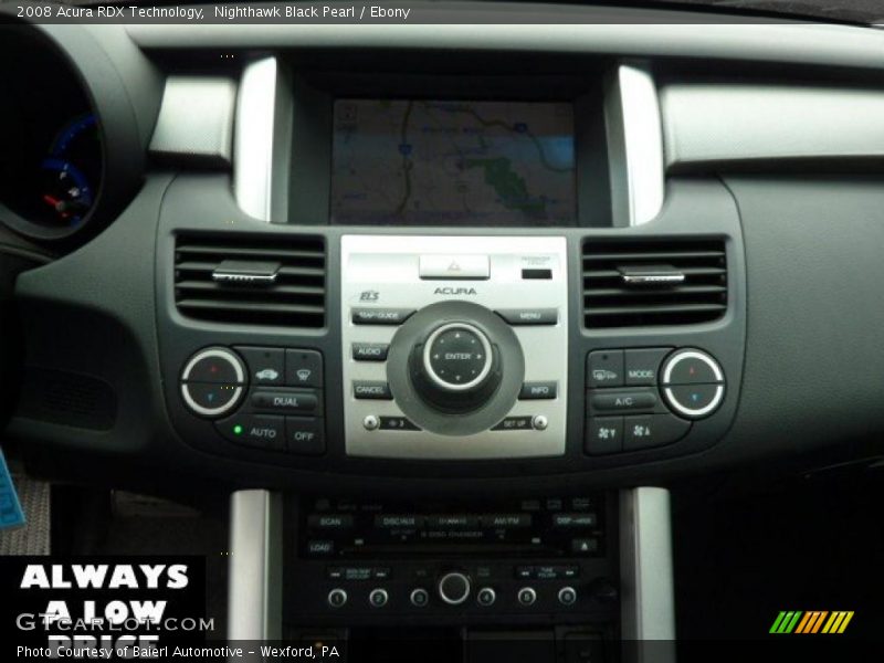 Nighthawk Black Pearl / Ebony 2008 Acura RDX Technology