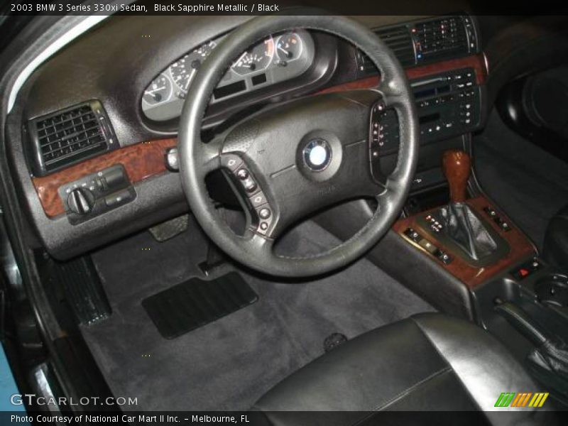 Black Sapphire Metallic / Black 2003 BMW 3 Series 330xi Sedan