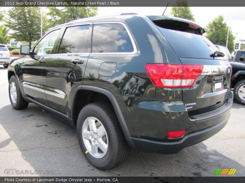 Natural Green Pearl / Black 2011 Jeep Grand Cherokee Laredo