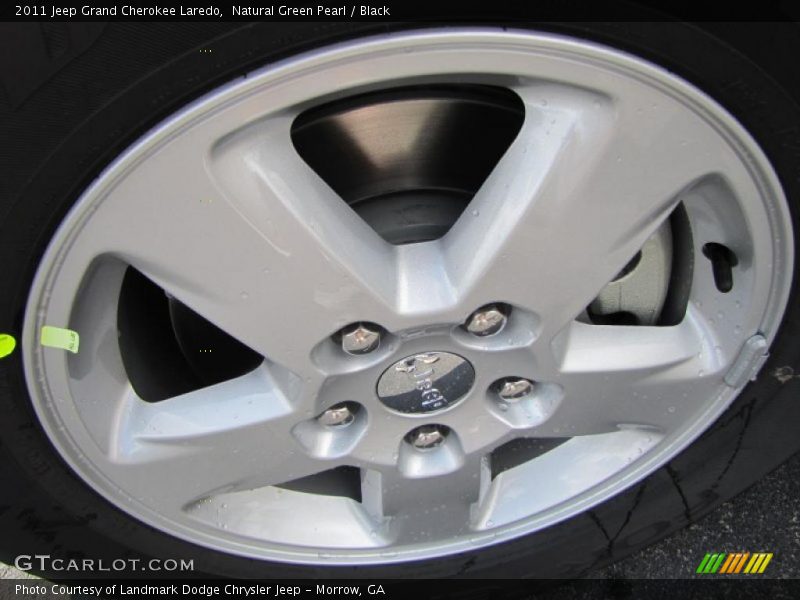 Natural Green Pearl / Black 2011 Jeep Grand Cherokee Laredo