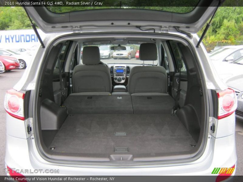Radiant Silver / Gray 2010 Hyundai Santa Fe GLS 4WD
