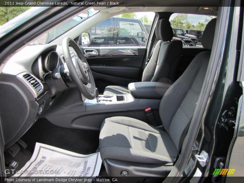 Natural Green Pearl / Black 2011 Jeep Grand Cherokee Laredo