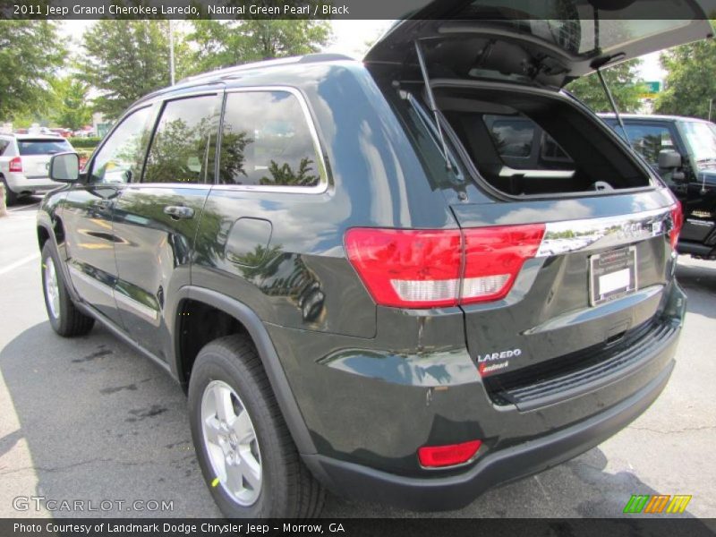 Natural Green Pearl / Black 2011 Jeep Grand Cherokee Laredo