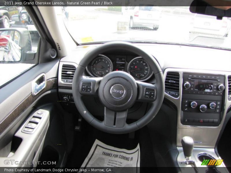 Natural Green Pearl / Black 2011 Jeep Grand Cherokee Laredo
