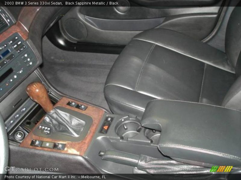 Black Sapphire Metallic / Black 2003 BMW 3 Series 330xi Sedan