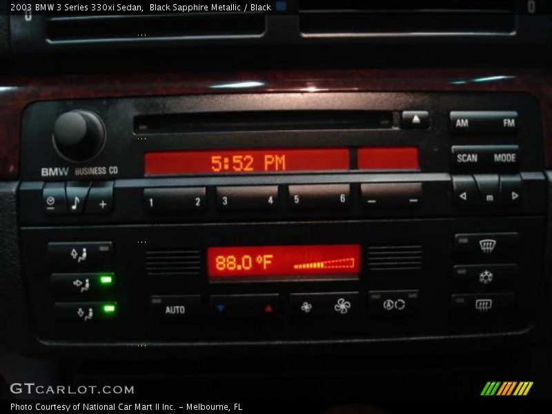 Black Sapphire Metallic / Black 2003 BMW 3 Series 330xi Sedan