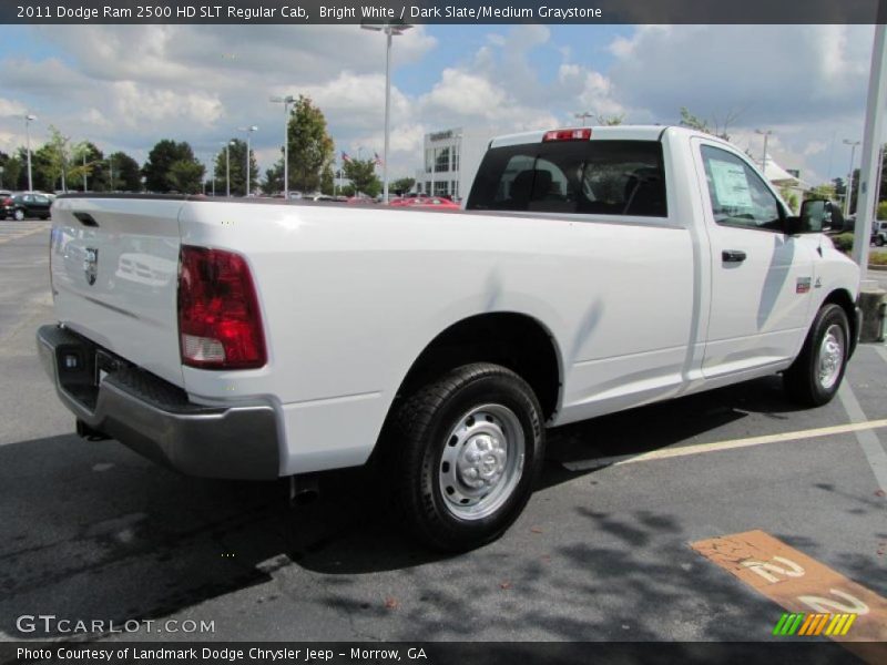 Bright White / Dark Slate/Medium Graystone 2011 Dodge Ram 2500 HD SLT Regular Cab