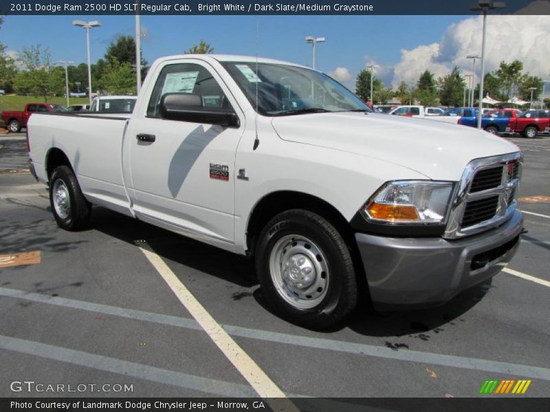 Bright White / Dark Slate/Medium Graystone 2011 Dodge Ram 2500 HD SLT Regular Cab