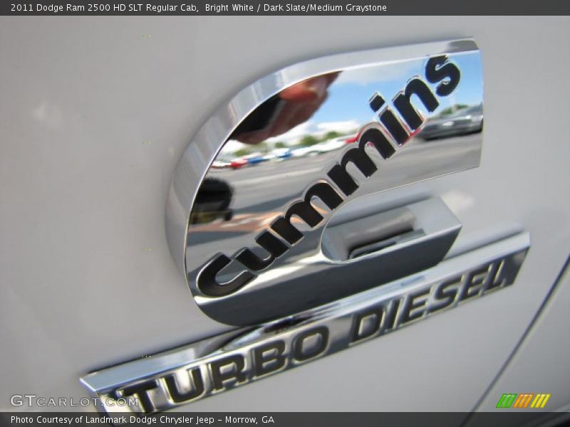 Bright White / Dark Slate/Medium Graystone 2011 Dodge Ram 2500 HD SLT Regular Cab