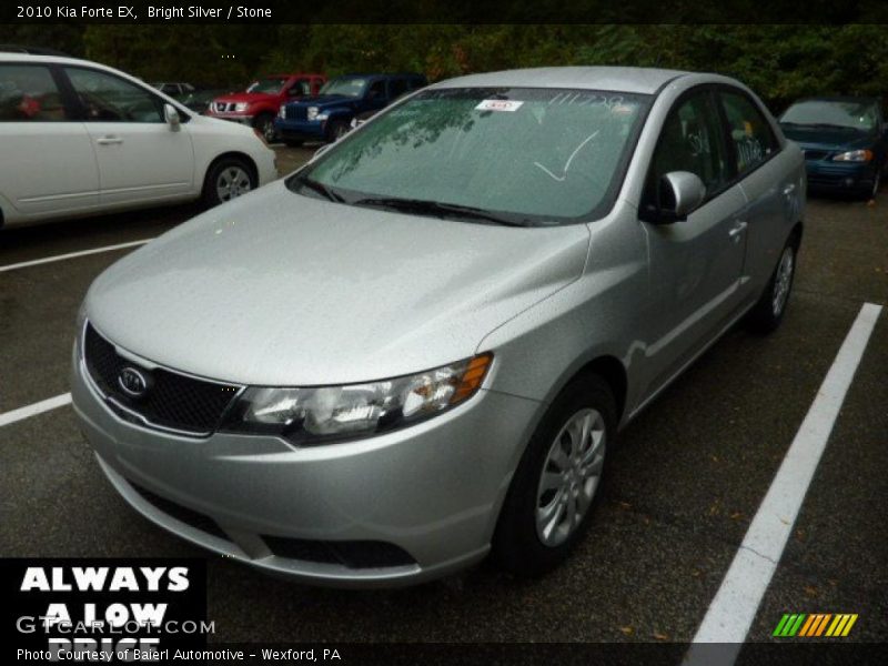 Bright Silver / Stone 2010 Kia Forte EX