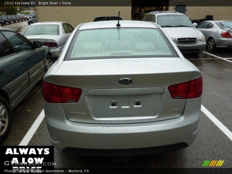 Bright Silver / Stone 2010 Kia Forte EX