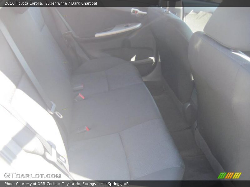 Super White / Dark Charcoal 2010 Toyota Corolla