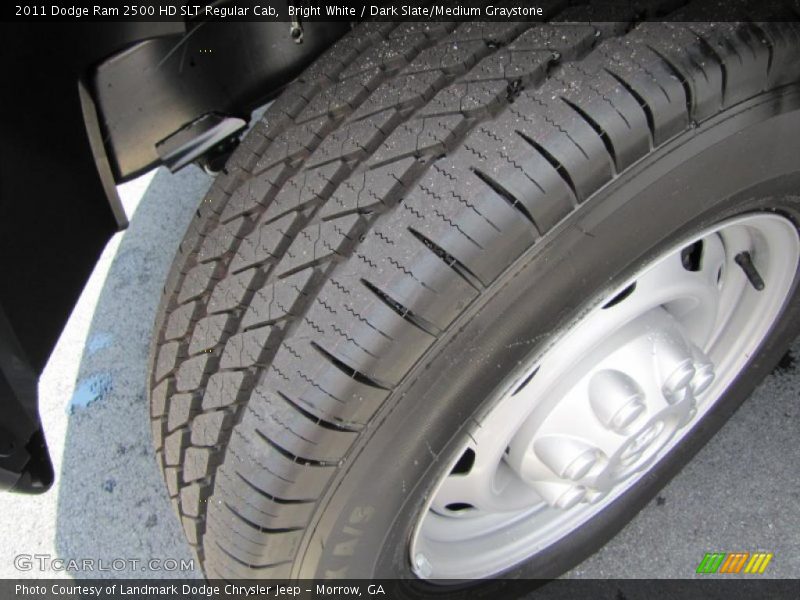 Bright White / Dark Slate/Medium Graystone 2011 Dodge Ram 2500 HD SLT Regular Cab