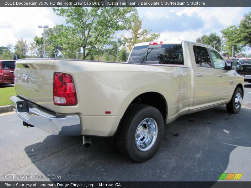 Austin Tan Pearl / Dark Slate Gray/Medium Graystone 2011 Dodge Ram 3500 HD Big Horn Crew Cab Dually