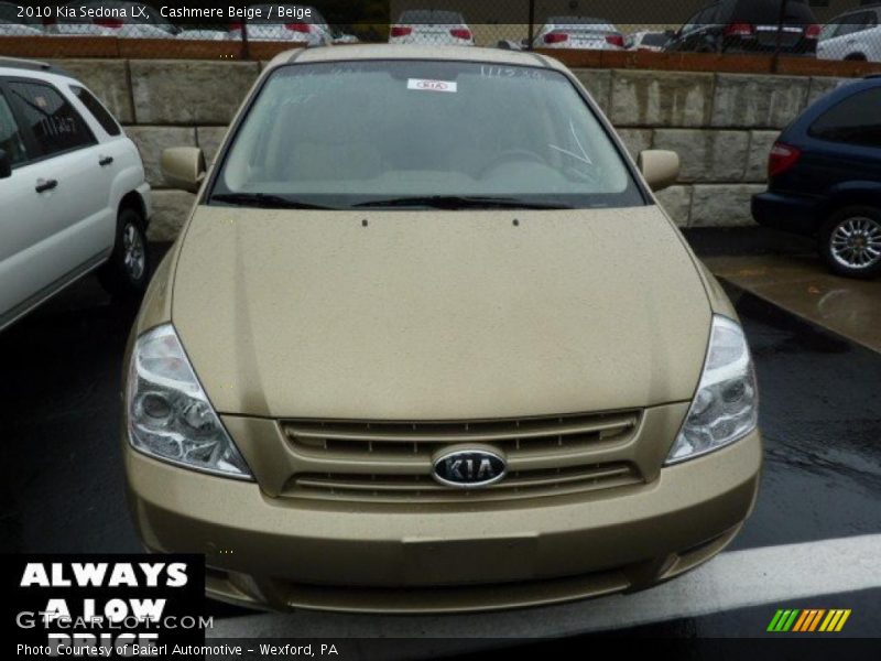 Cashmere Beige / Beige 2010 Kia Sedona LX