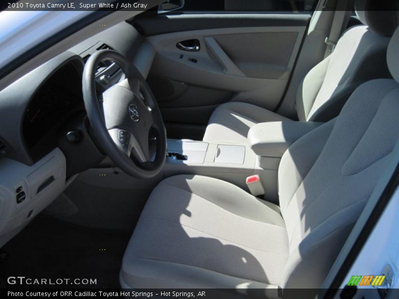 Super White / Ash Gray 2010 Toyota Camry LE