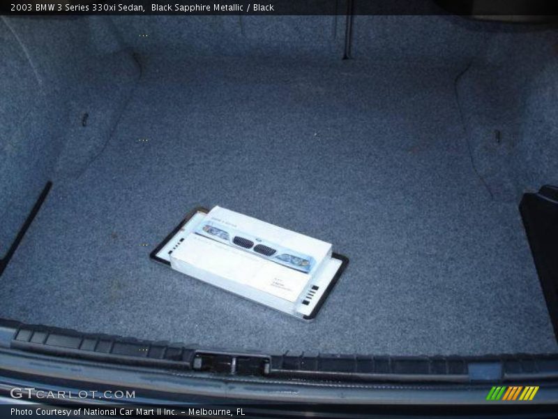 Black Sapphire Metallic / Black 2003 BMW 3 Series 330xi Sedan
