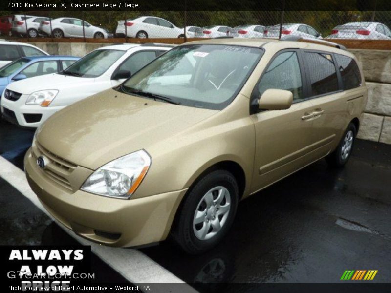 Cashmere Beige / Beige 2010 Kia Sedona LX