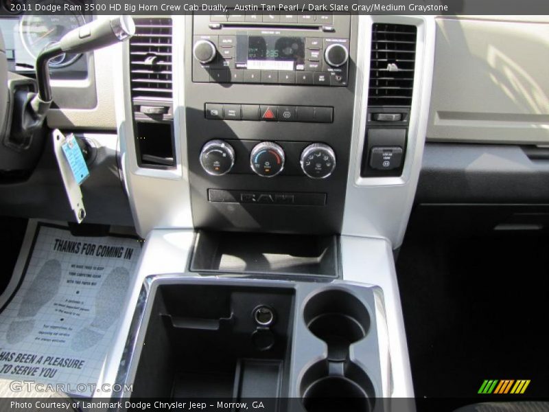 Austin Tan Pearl / Dark Slate Gray/Medium Graystone 2011 Dodge Ram 3500 HD Big Horn Crew Cab Dually
