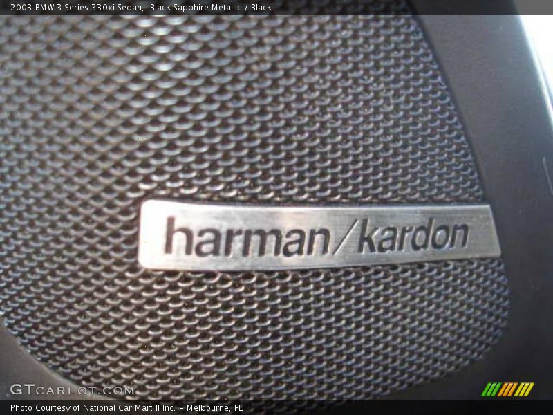 Black Sapphire Metallic / Black 2003 BMW 3 Series 330xi Sedan