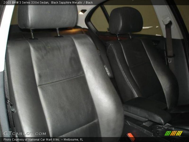 Black Sapphire Metallic / Black 2003 BMW 3 Series 330xi Sedan