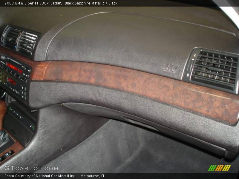 Black Sapphire Metallic / Black 2003 BMW 3 Series 330xi Sedan