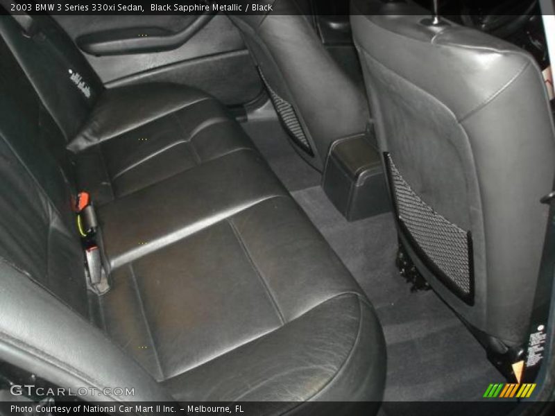 Black Sapphire Metallic / Black 2003 BMW 3 Series 330xi Sedan