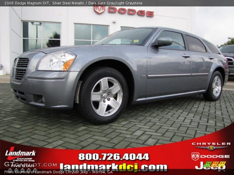 Silver Steel Metallic / Dark Slate Gray/Light Graystone 2006 Dodge Magnum SXT