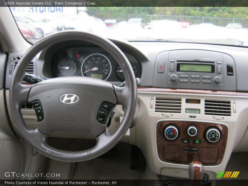 Dark Cinnamon / Gray 2006 Hyundai Sonata GLS