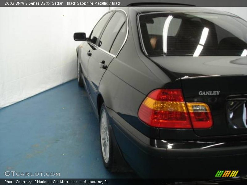 Black Sapphire Metallic / Black 2003 BMW 3 Series 330xi Sedan
