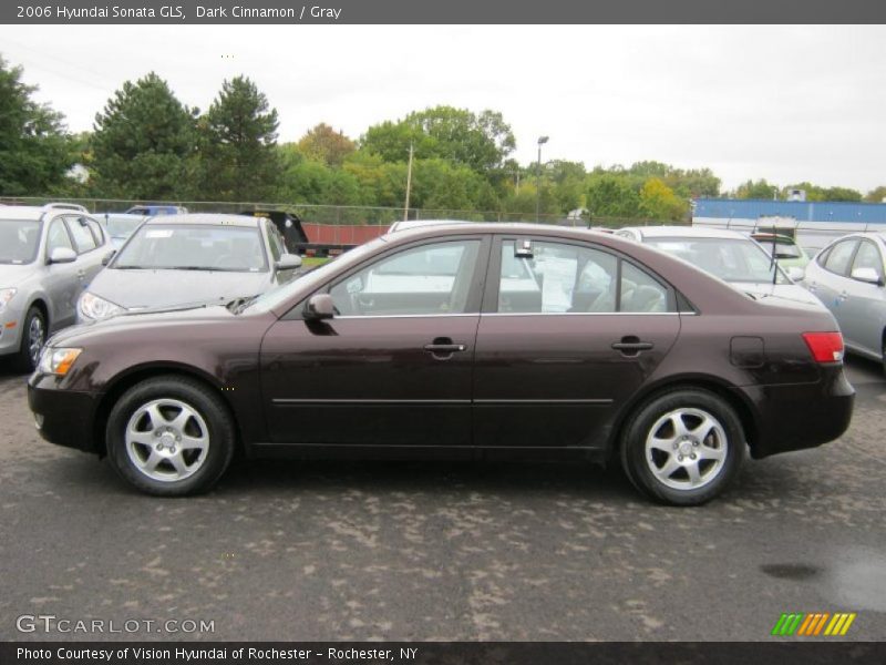 Dark Cinnamon / Gray 2006 Hyundai Sonata GLS