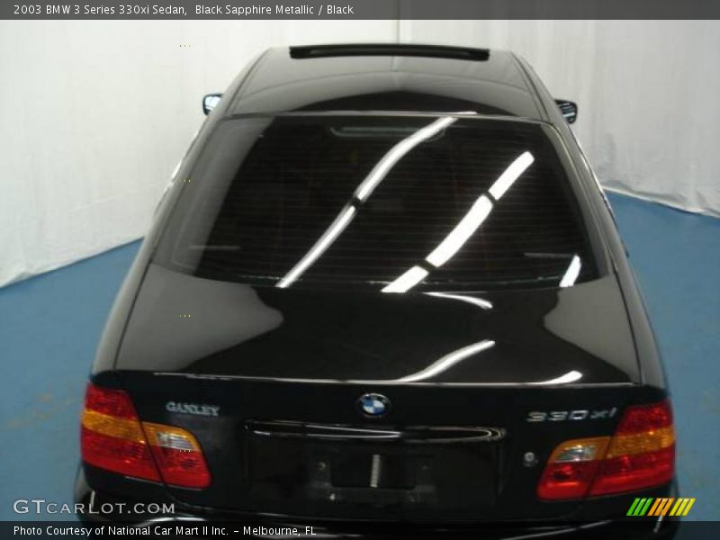 Black Sapphire Metallic / Black 2003 BMW 3 Series 330xi Sedan
