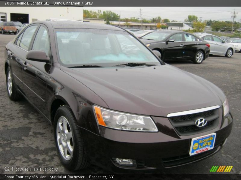 Dark Cinnamon / Gray 2006 Hyundai Sonata GLS