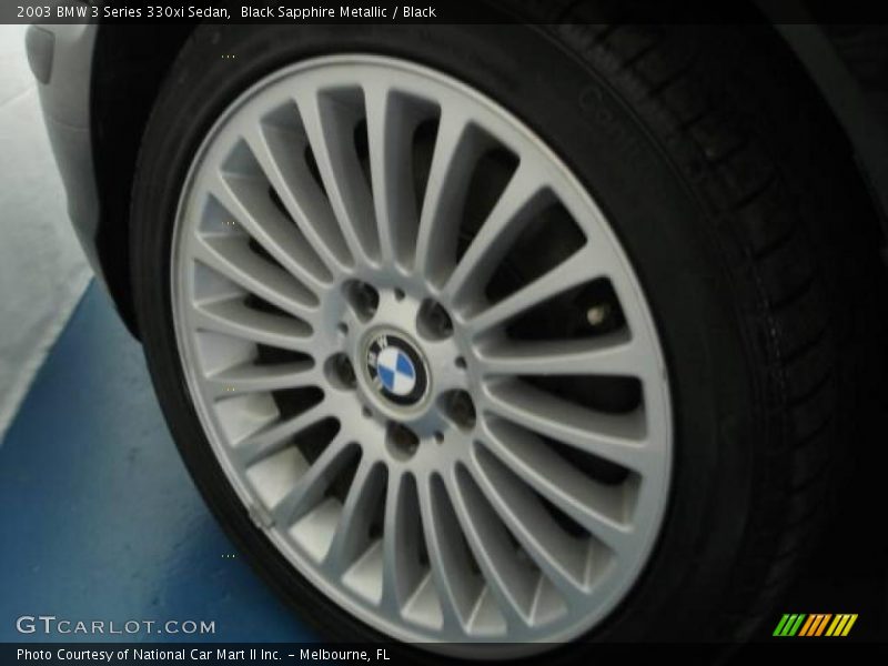 Black Sapphire Metallic / Black 2003 BMW 3 Series 330xi Sedan