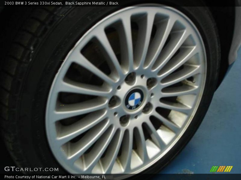 Black Sapphire Metallic / Black 2003 BMW 3 Series 330xi Sedan