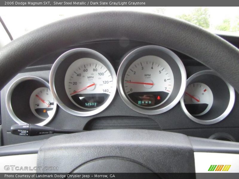 Silver Steel Metallic / Dark Slate Gray/Light Graystone 2006 Dodge Magnum SXT