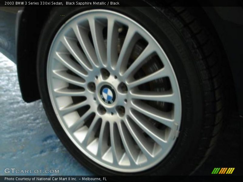 Black Sapphire Metallic / Black 2003 BMW 3 Series 330xi Sedan