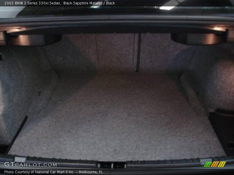 Black Sapphire Metallic / Black 2003 BMW 3 Series 330xi Sedan