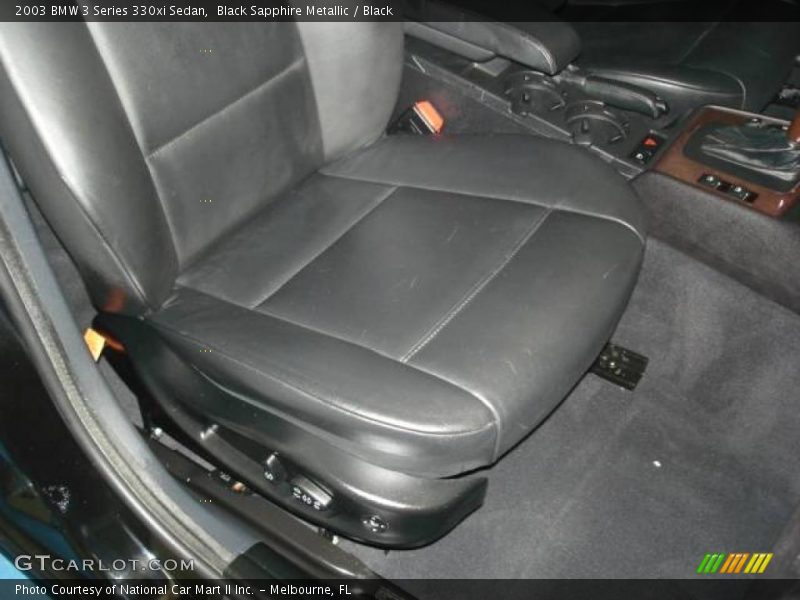Black Sapphire Metallic / Black 2003 BMW 3 Series 330xi Sedan