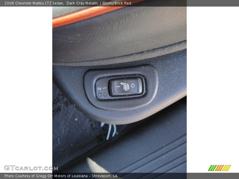 Dark Gray Metallic / Ebony/Brick Red 2008 Chevrolet Malibu LTZ Sedan