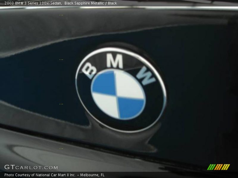 Black Sapphire Metallic / Black 2003 BMW 3 Series 330xi Sedan