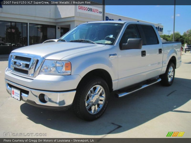 Silver Metallic / Medium Flint 2007 Ford F150 XLT SuperCrew
