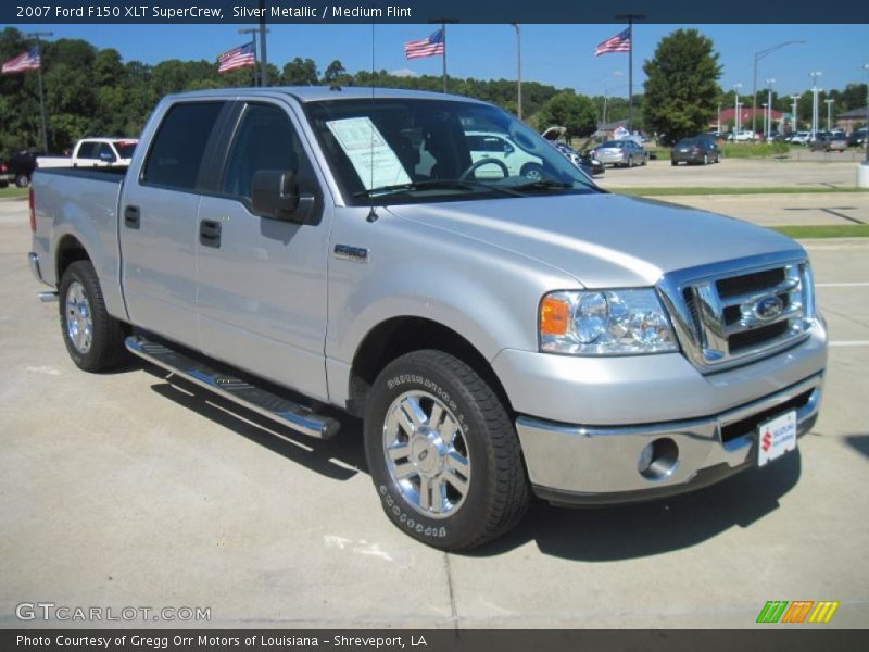 Silver Metallic / Medium Flint 2007 Ford F150 XLT SuperCrew